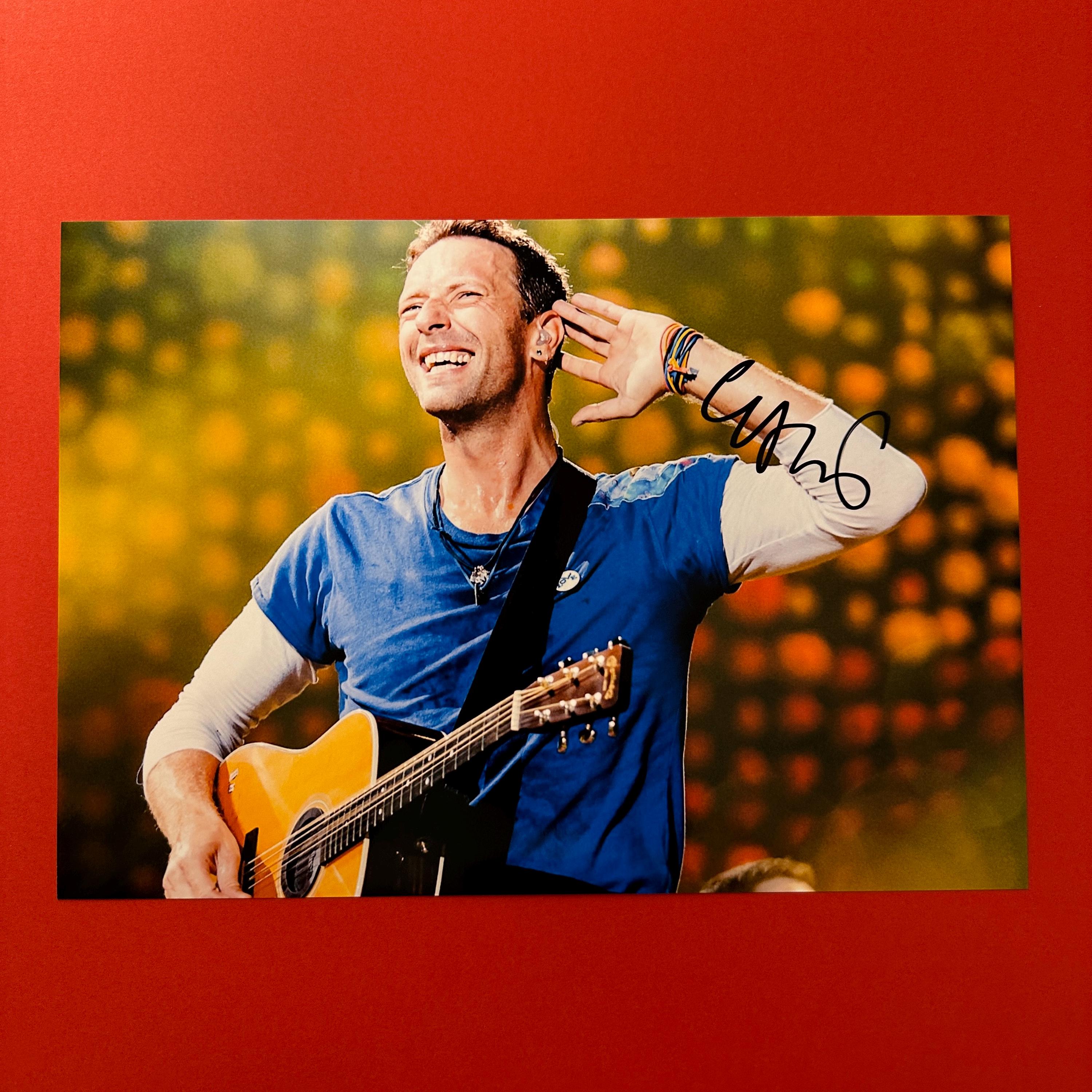Chris martin autograph - Etsy 日本