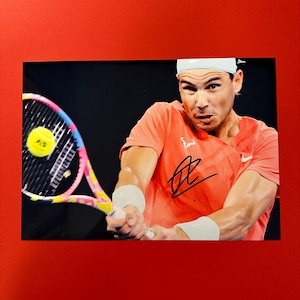 RAFAEL NADAL - Authentic Hand-Signed Photo Autograph With CoA