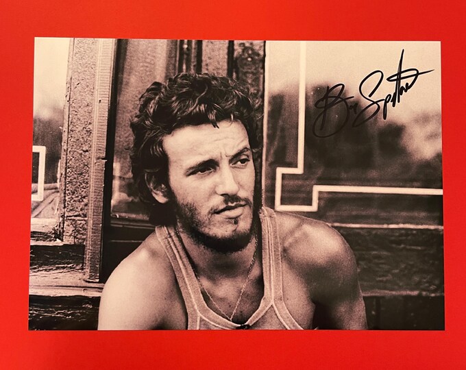 BRUCE SPRINGSTEEN signed autographed photo concert COA Hologram main image 1