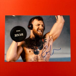 CONOR MCGREGOR - Authentic Hand-Signed Photo Autograph With CoA