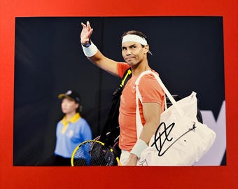 ラファエル・ナダル - 本物の直筆サイン入り写真サイン、COA付き