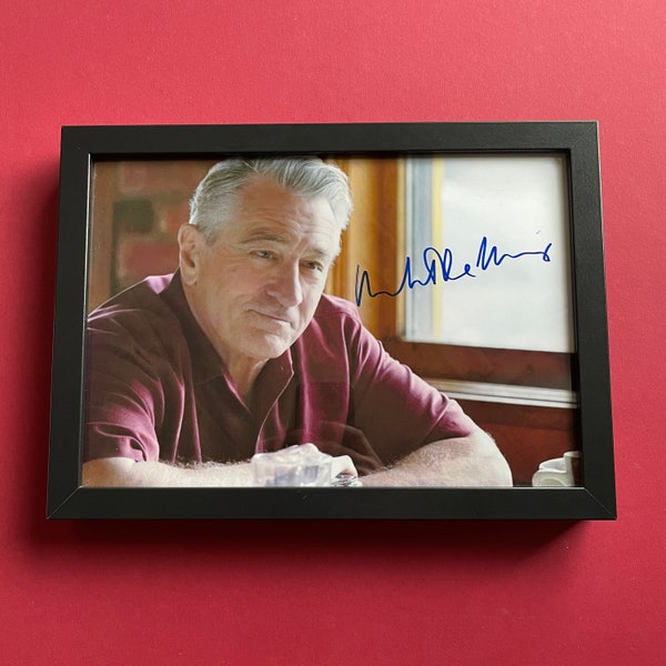 Framed ROBERT DE NIRO - Authentic Hand-Signed Photo Autograph With CoA