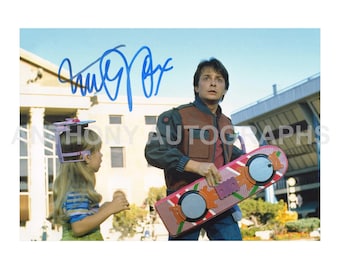 MICHAEL J. FOX / Back to the Future II: Marty McFly - Authentic Hand-Signed Photo Autograph With CoA
