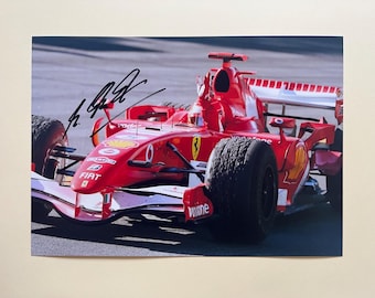 MICHAEL SCHUMACHER - Authentieke handgesigneerde foto met handtekening