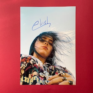 BILLIE EILISH - Authentic Hand-Signed Photo Autograph With CoA