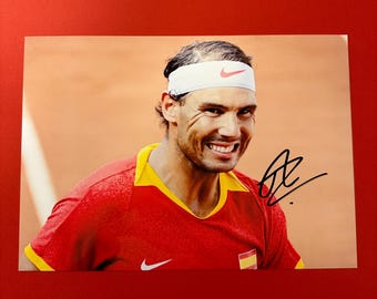 ラファエル・ナダル - 本物の直筆サイン入り写真サイン、COA付き