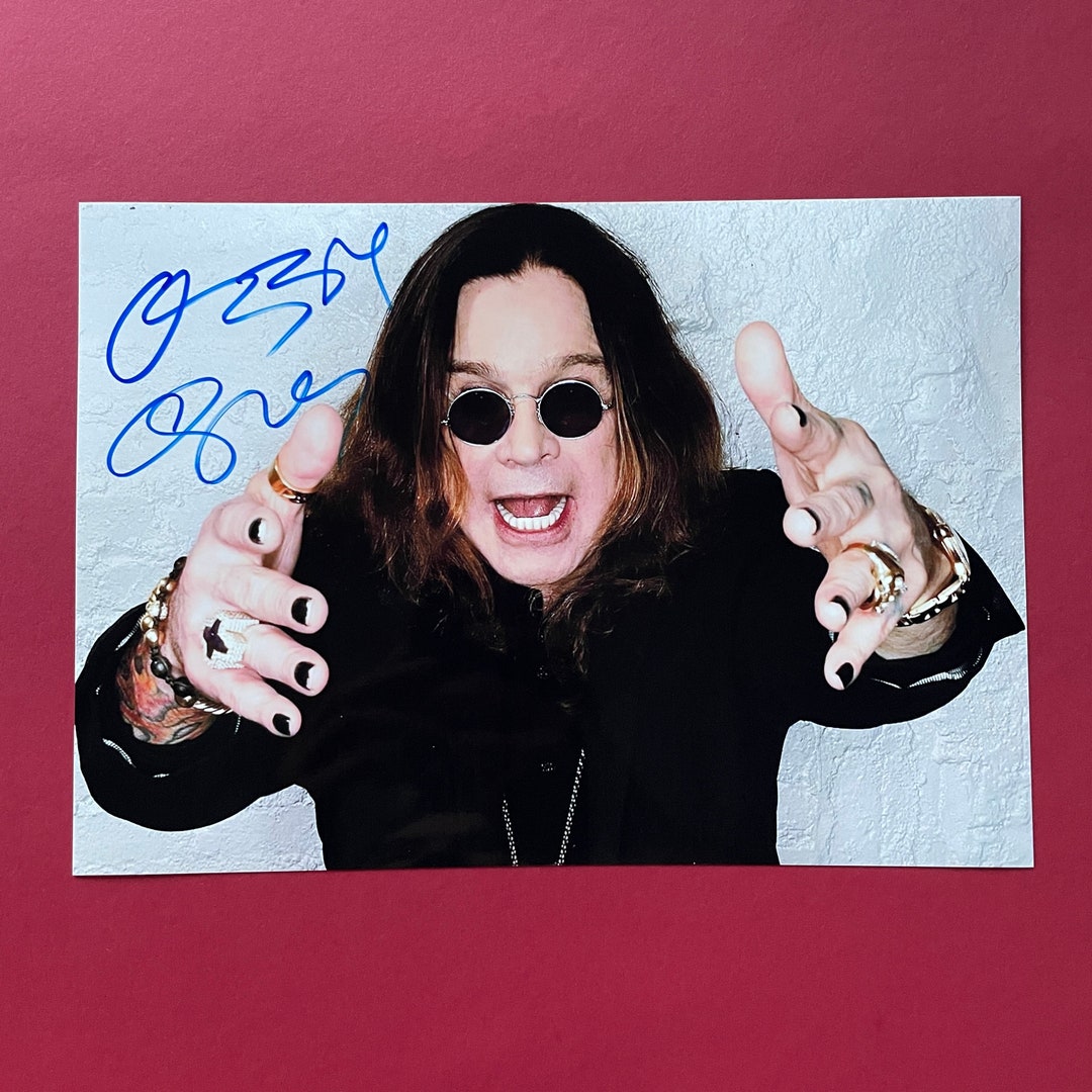 ozzy osbourne authentic autograph