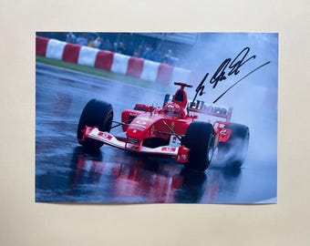 MICHAEL SCHUMACHER - Authentisches Handsigniertes Fotoautogramm mit Echtheitszertifikat