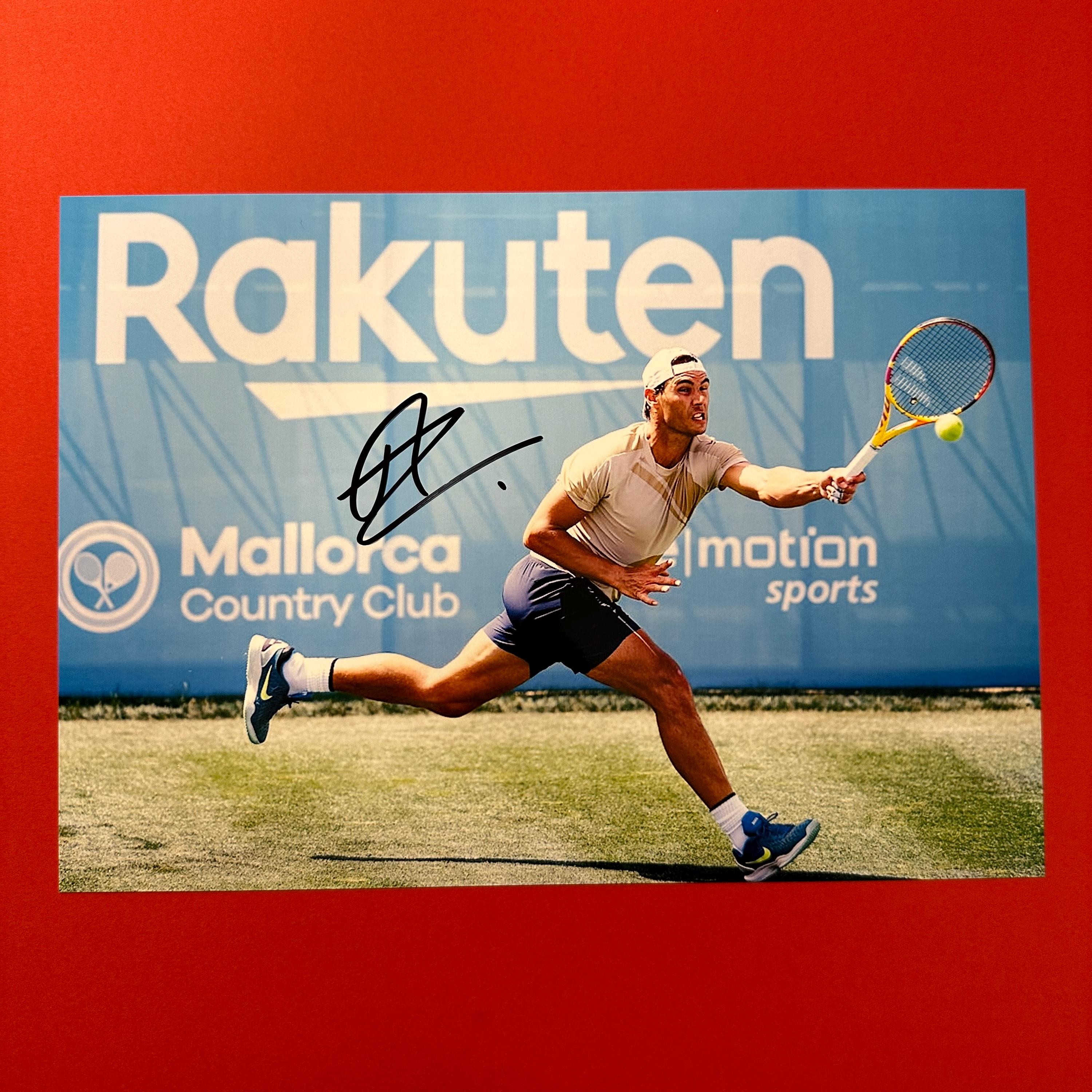 ラファエル・ナダル - 本物の直筆サイン入り写真サイン、COA付き