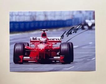 MICHAEL SCHUMACHER - Authentisches Handsigniertes Fotoautogramm mit Echtheitszertifikat