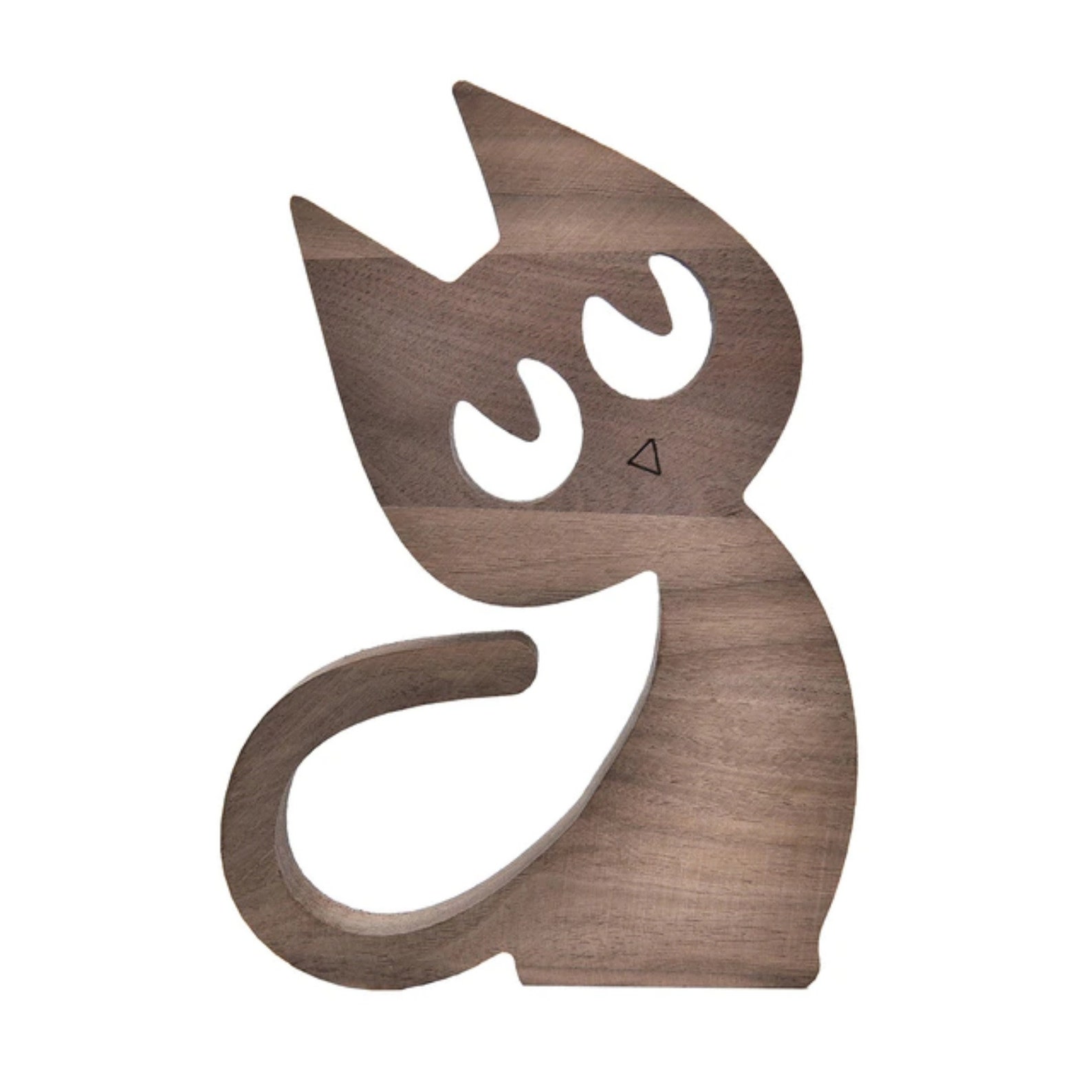 Daily Boutik Wooden Cat Figurines Decoration Handmade Desktop Etsy