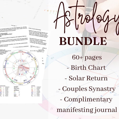 In Depth Birth Chart Astrology Reading Detailed Natal Chart - Etsy