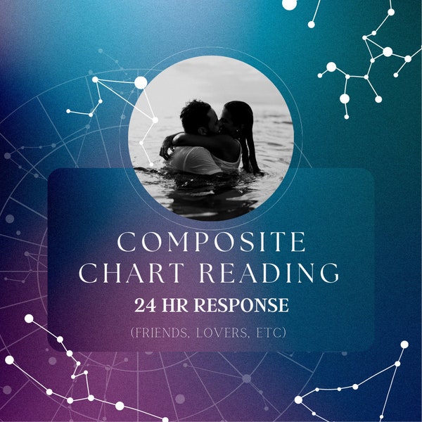 Composite Astrology Reading, Astrology Love Reading, Couples Astrology Gifts, In depth Composite Reading
