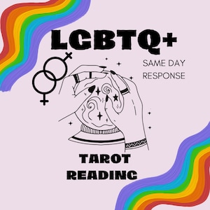 Lectura del amor LGBTQ / Lectura del oráculo del amor / Lectura del tarot gay / Lectura del tarot lésbico /