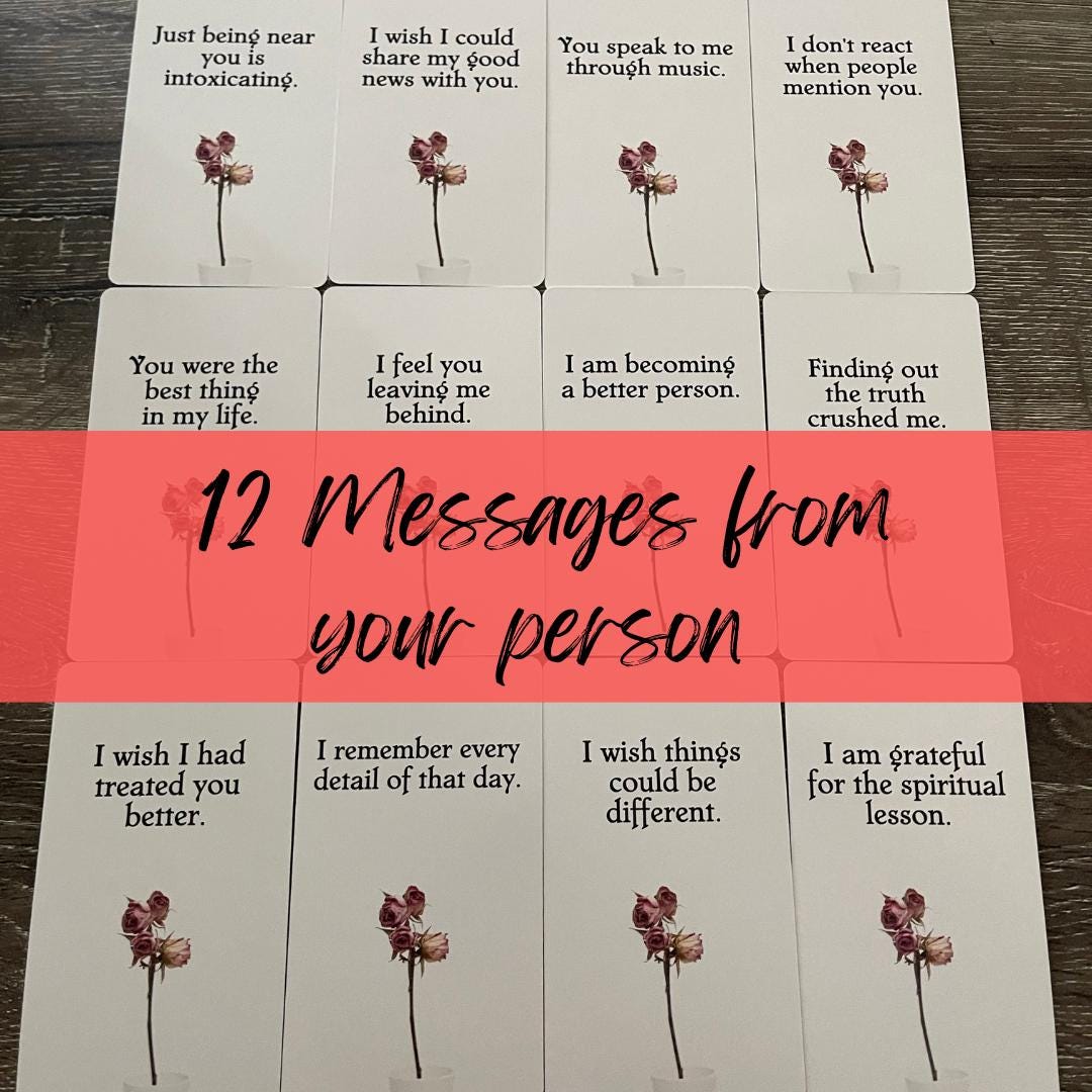 12 Messages From Your Person, Channeled Love Letter Messages ...