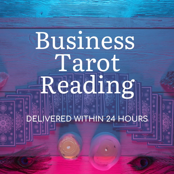 Lecture de tarot pour petites entreprises, planificateur d'entreprise inclus, même jour