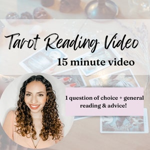 Vídeo de leitura de tarô, leitura de tarô intuitiva em profundidade, leitura de tarô do amor no mesmo dia