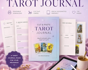 Tarot Journal Printable PDF | Beginner Tarot Guidebook | Tarot Meanings Workbook | Instant Digital Download