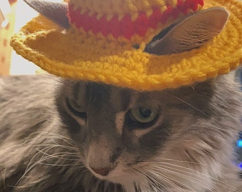 Crochet Luffy Hat - Etsy