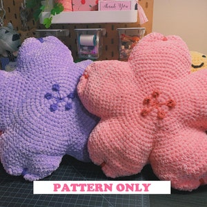 Crochet Sakura Cushion - Pattern