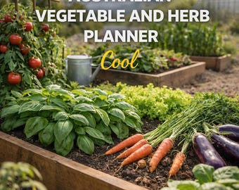 Cool Climate Vegetable & Herb Planting Guide – Australian Monthly Garden Planner | PDF Printable for Year-Round Growing