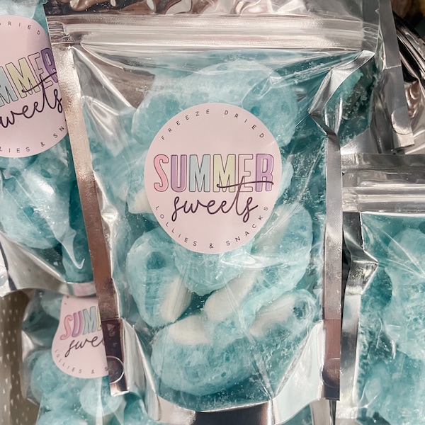 Freeze Dried Blue Sharks | Freeze Dried Lollies Australia| Freeze Dried Candy