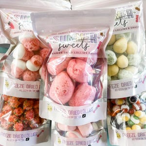 Freeze Dried Red Ripperz | Crunchy Red Lollies | Freeze Dried Candy | Sweet Treats Party Snacks | Australian Made
