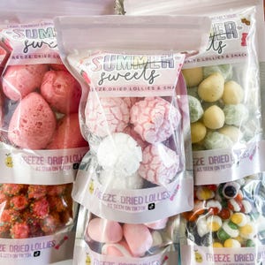 Freeze Dried Marshmallows | Crunchy Marshmallow Lollies | Freeze Dried Candy | Sweet Treats Party Snacks | Australian Made