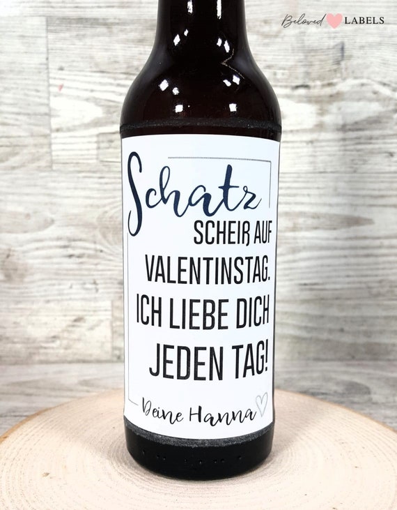 Bedrucktes Flaschenetikett für ihr Bier selbsklebend personalisiert