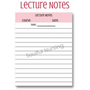 Lecture Notes Template