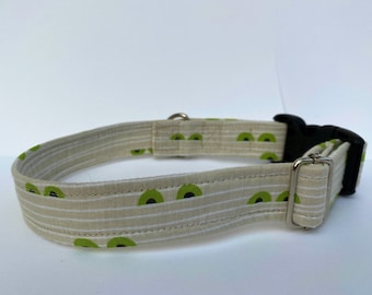 Alligator Eye Hundehalsband: Reptil Print Collar