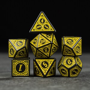 Runes RPG Dice Set / Dice for Dnd / Standard Dice for D&D, Dungeons and ...