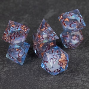 Temporal Rift - Liquid Core Dice Set / Dice for Dungeons and Dragons, D&D, Pathfinder TTRPGs