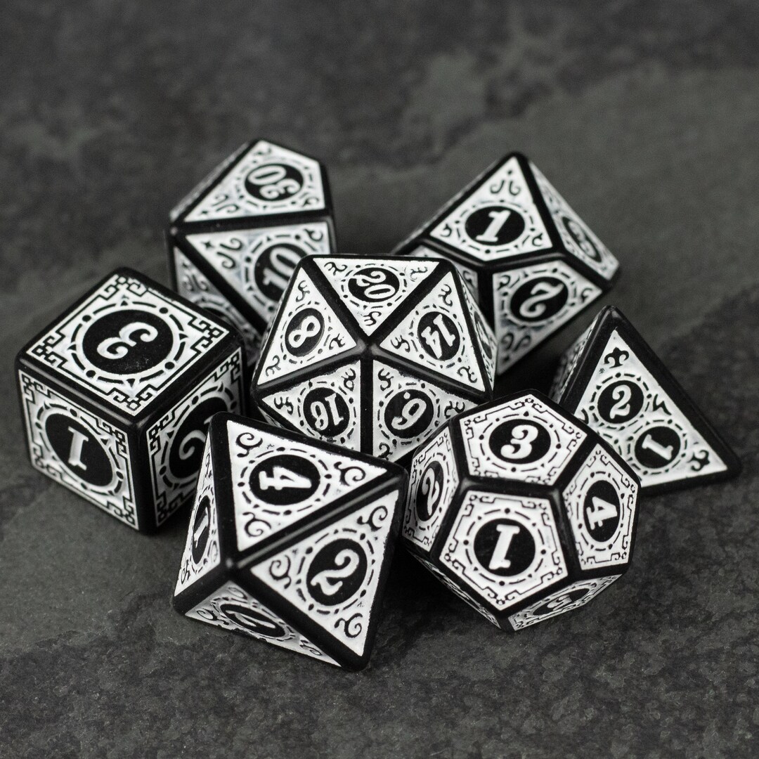 Runes RPG Dice Set / Dice for Dnd / Standard Dice for D&D, Dungeons and ...