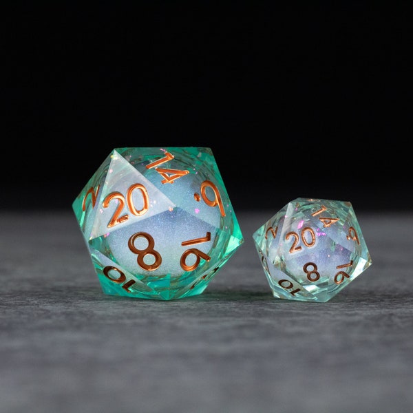 Liquid Core D20 Chonkers - 33mm Giant Liquid Core D20