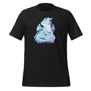 Crystal Dragon D20 DnD Shirt // Shirts für Dungeons and Dragons, DM Shirt, Dungeon Master Shirt, Nerd Shirt