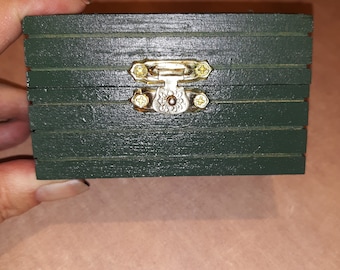 Mini MYSTERY BOX - treasure chest loaded with crystals. 25+ gemstones in each. Various types and sizes of popular crystals.