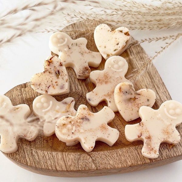 Gingerbread Men Soy Wax Melts | Christmas Wax Melts Gifts | Stocking Filler Gifts