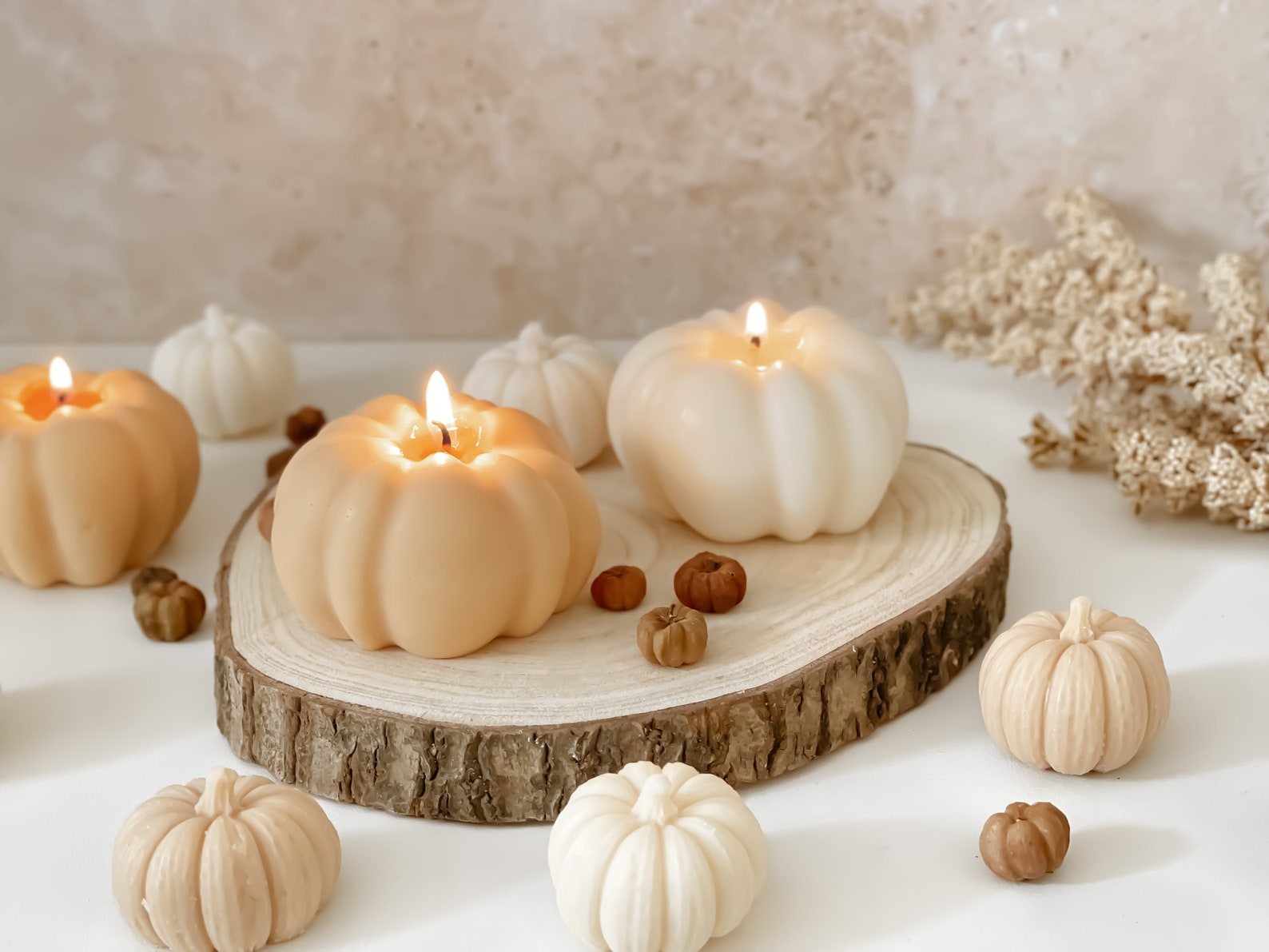 Pumpkin Candles, from £5.25, Etsy