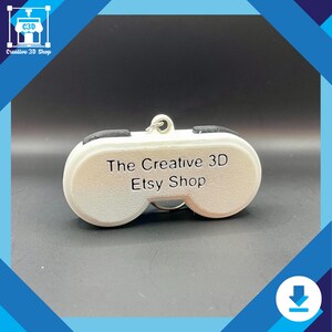 3D printed retro gaming keychain fidget with tactile clicky keys