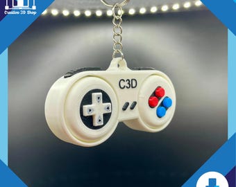Retro Game Controller Clicker STL – 3D Printed Fidget Toy for Gamers | Keychain Gift, STL Pack, Digital File for 3D Printing Download