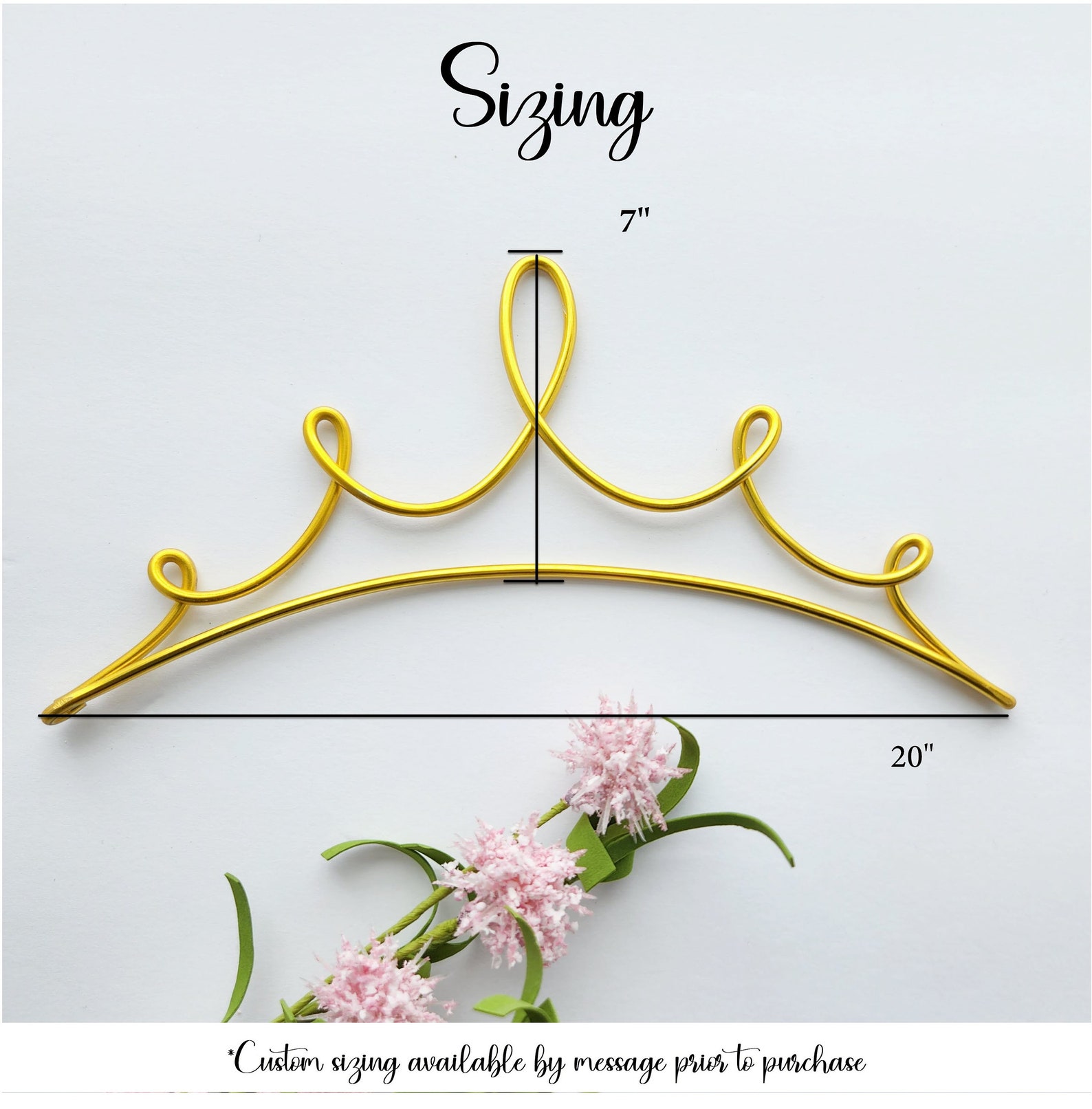 Tiara Crown Wire Wall Art Decor LARGE 20" | Princess Room Wall Art ...