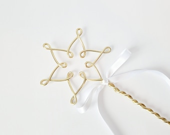 Whimsical Wire Star Wand Wall Decor – Fairy Tale Theme, Dress Up Costume Accent