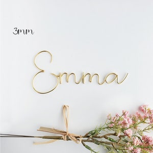 Custom Wire Word Sign | Choose Font | Wire Name | Metal Sign | Wire Word Art | Metal Word Decor| Housewarming | Nursery Name