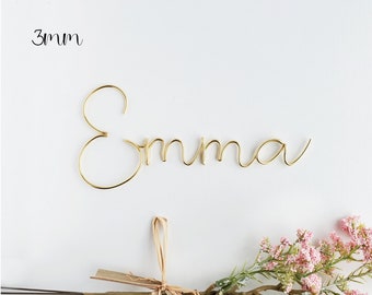 Custom Wire Word Sign | Choose Font | Wire Name | Metal Sign | Wire Word Art | Metal Word Decor| Housewarming | Nursery Name