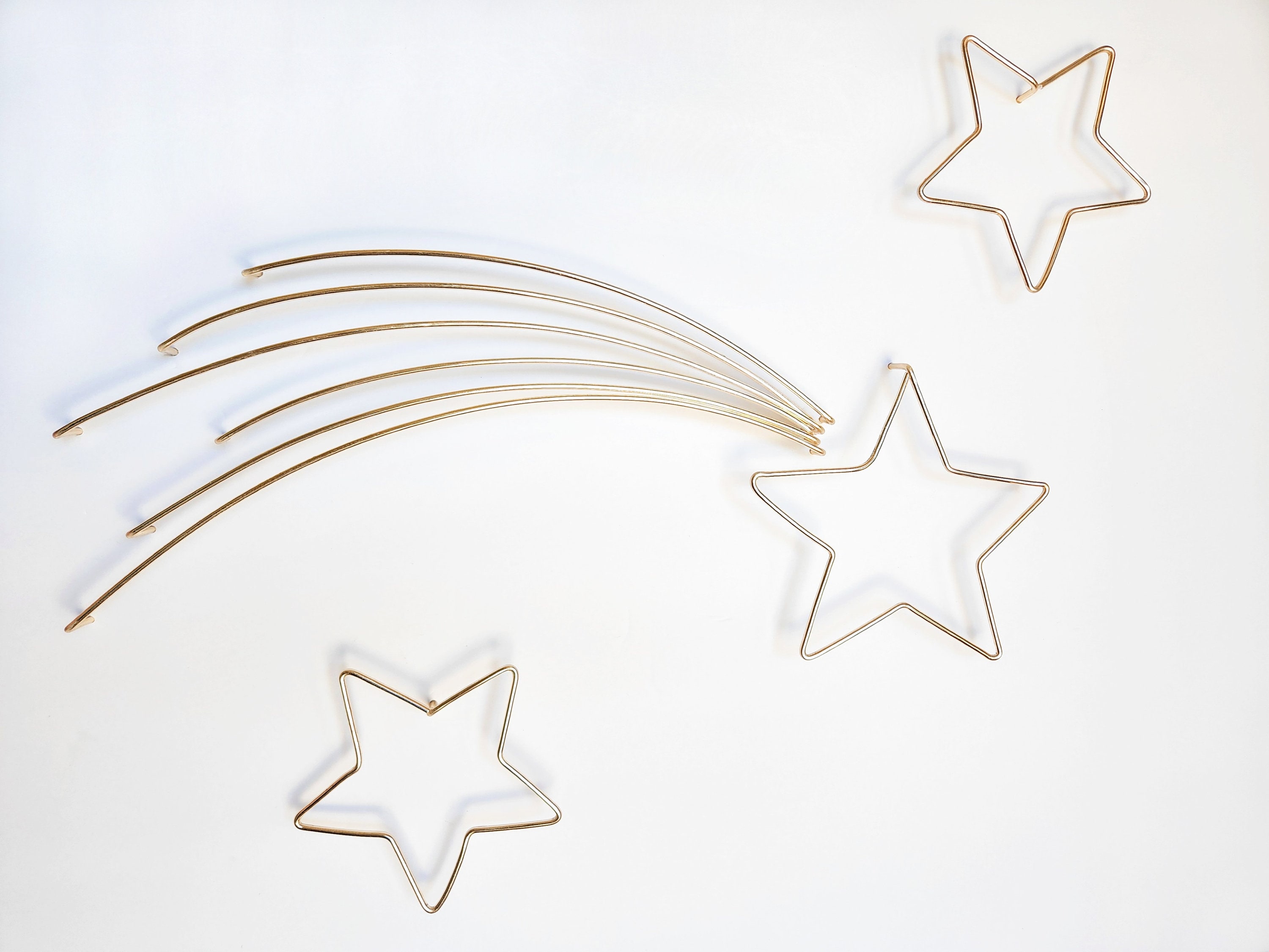 Shooting Star Set | Individual Stars | handmade wire star wall art | nursery wall stars | boho nursery