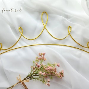 Tiara Crown Wire Wall Art Decor LARGE 20" | Princess Room Wall Art ...