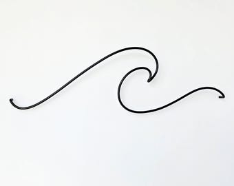 Customizable Ocean Waves Wire Art | Single Line Wire Art | Waves Wall art