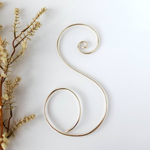 Wire Monogram Letters A-Z Initial, Metal Wire Letter