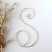 Wire Monogram Letters A-Z Initial, Metal Wire Letter - Etsy